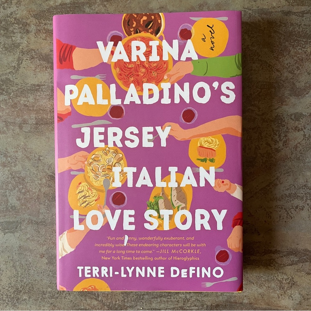 Varina Palladino's Jersey Italian Love Story - Purple Cover- 402 pages- NEW